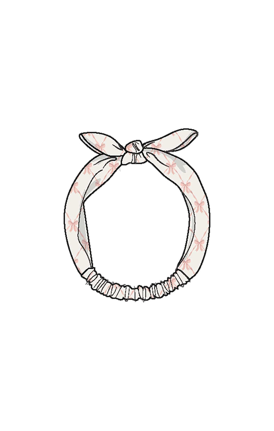 Angel Dear Baby 0-12m Ribbon Bow Trellis - Knot Headband