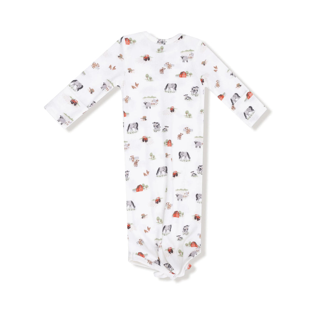 Angel Dear Baby 0-3m Little Farm - Knotted Gown