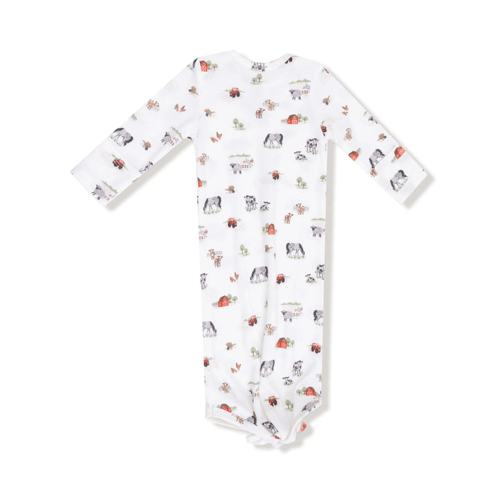 Angel Dear Baby 0-3m Little Farm - Knotted Gown