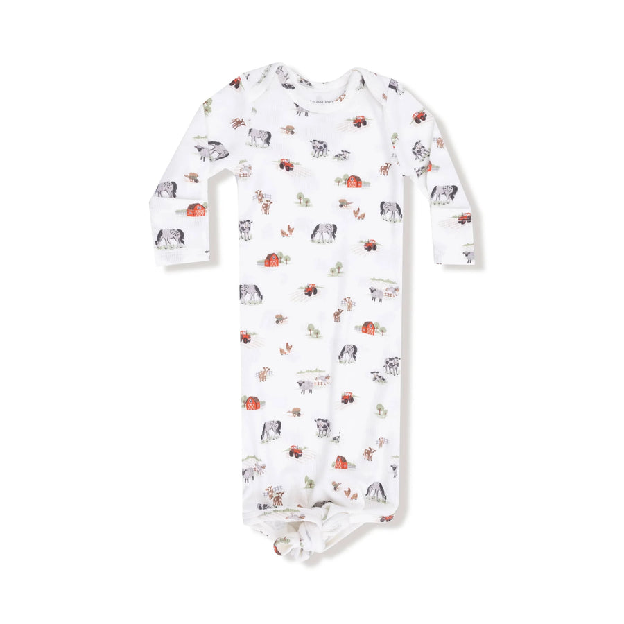 Angel Dear Baby 0-3m Little Farm - Knotted Gown