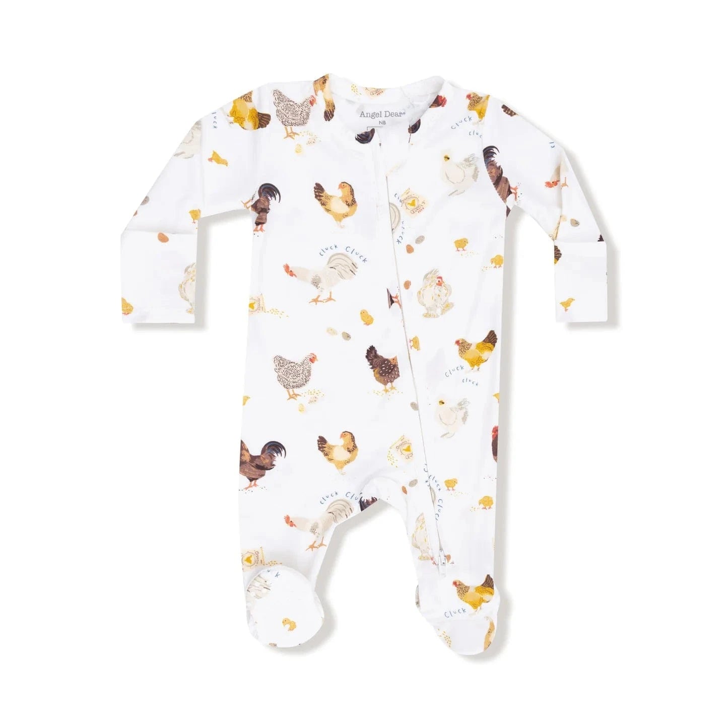 Angel Dear Baby 2 Way Zipper Footie - Collector Chickens - Unisex