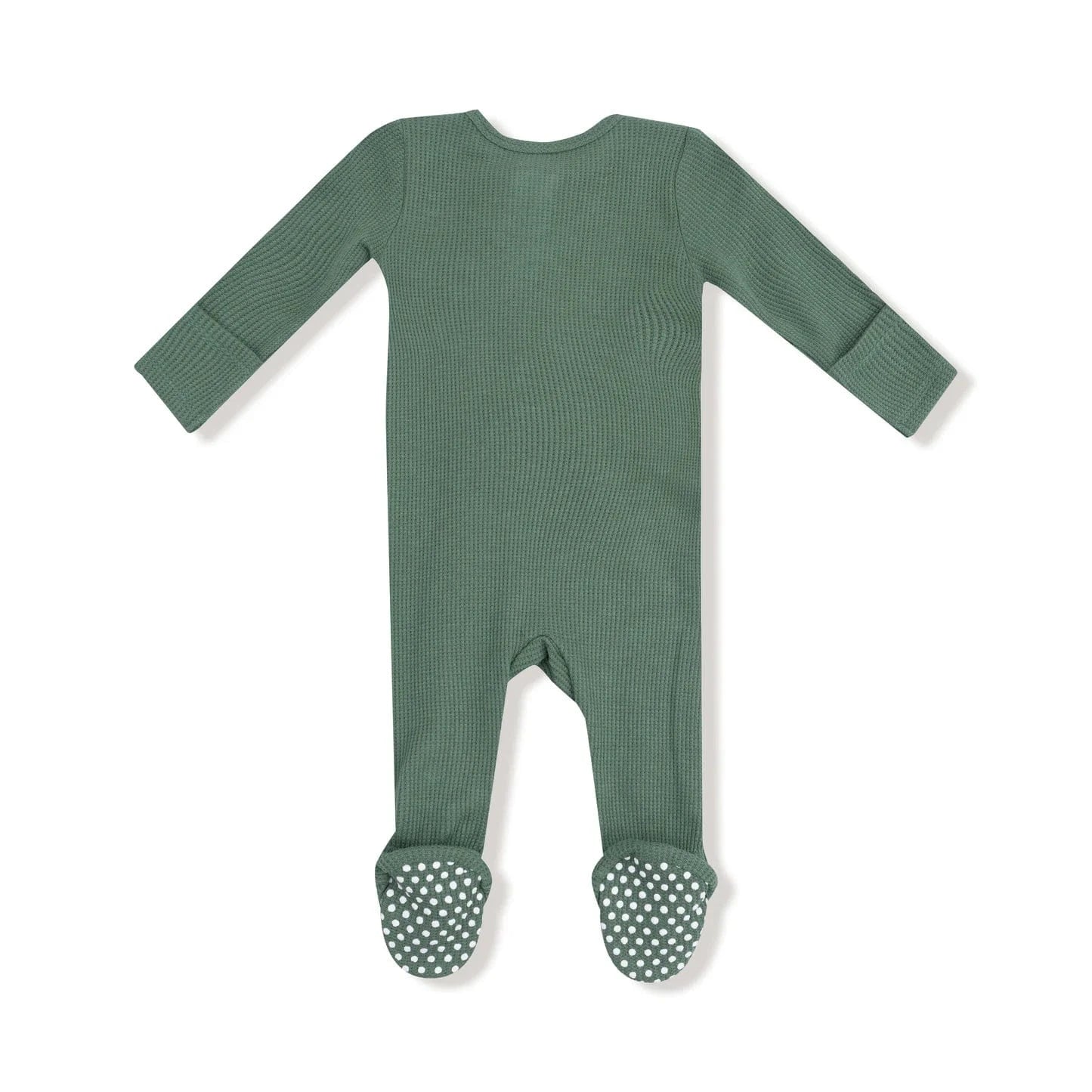 Angel Dear Baby 2 Way Zipper Footie - Dark Ivy
