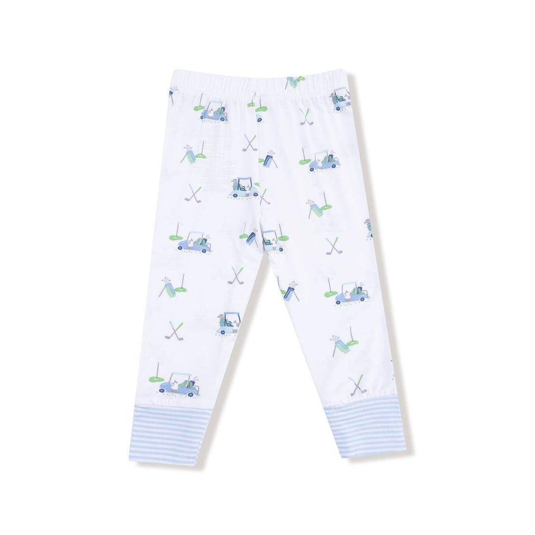 Angel Dear Baby Baby Golf Carts - Blue - Long Sleeve Loungewear Set
