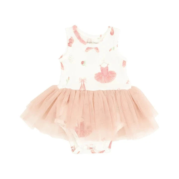 Angel Dear Baby Ballet Things Rib Tank Bodysuit Tutu