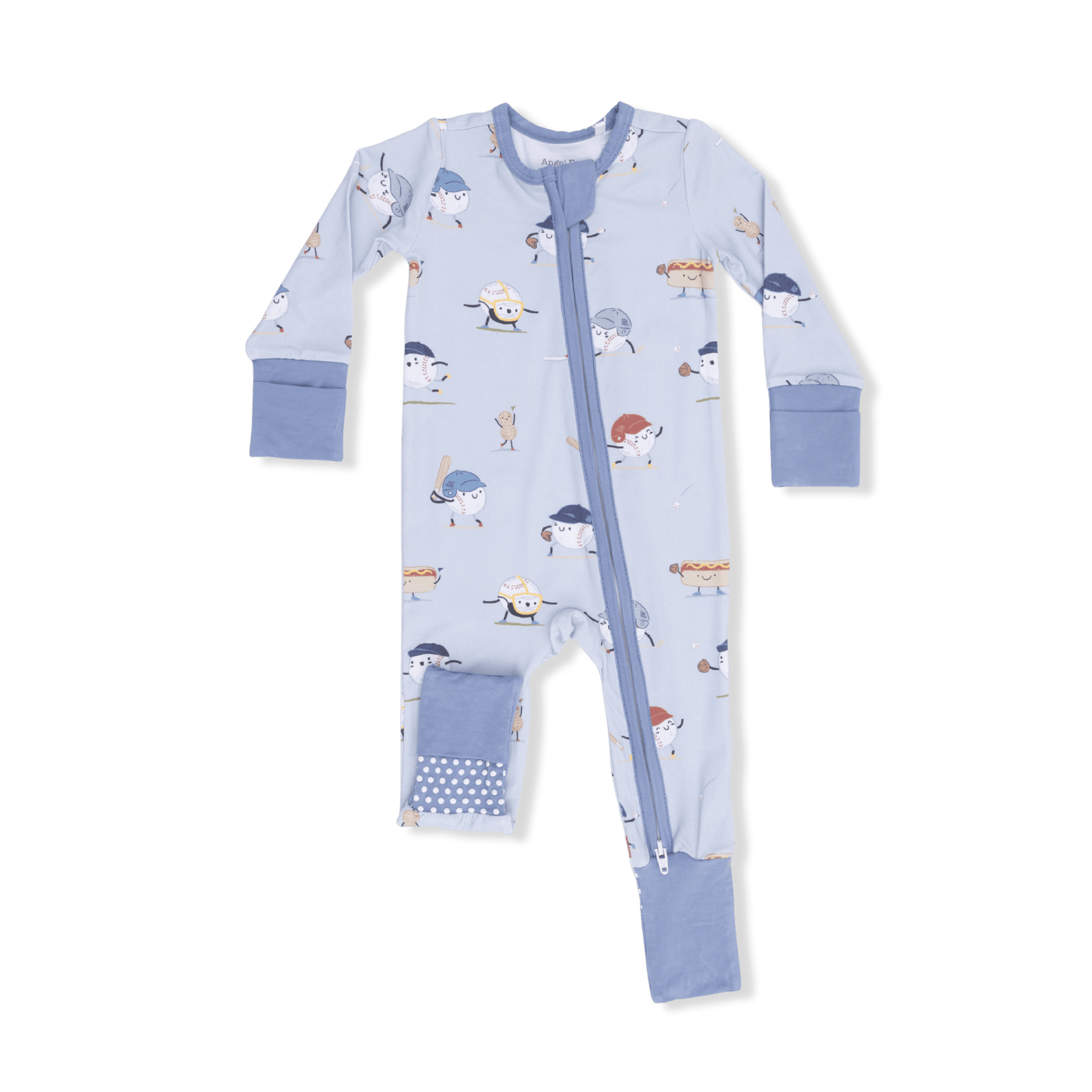 Angel Dear Baby Baseballs Playing Baseball - Convertible Romper