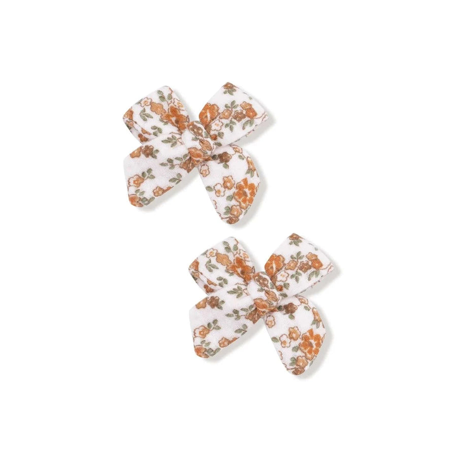 Angel Dear Baby Bow Clips - Prairie Calico
