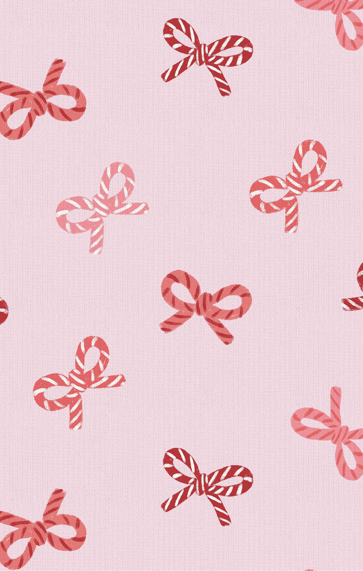 Angel Dear Baby Candy Cane Bows - Simple Dress + Bloomer