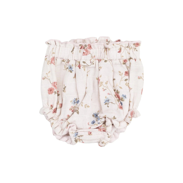 Angel Dear Baby Climbing Roses Pinafore & High Waisted Diaper Cover