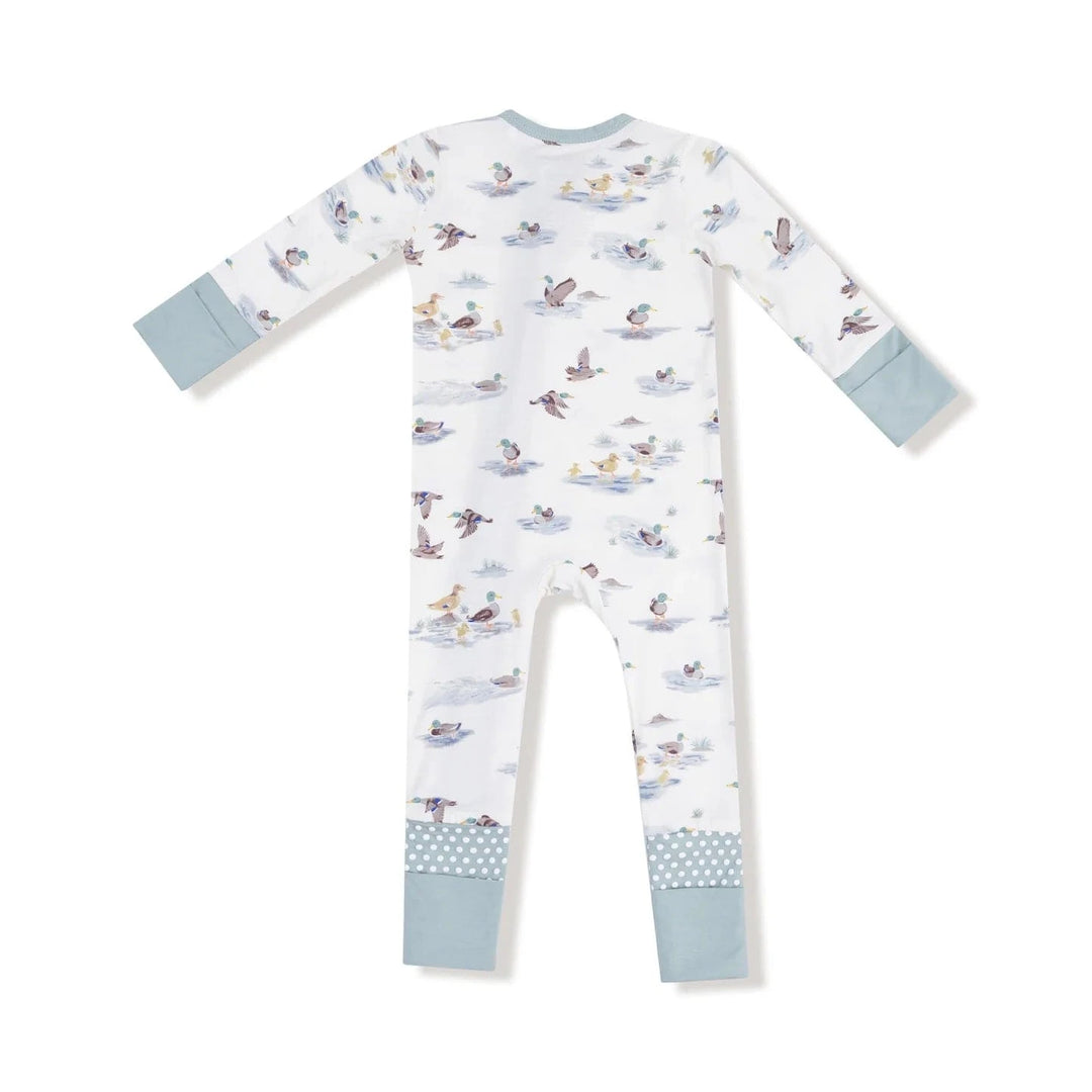 Angel Dear Baby Convertible Romper - Migrating Mallards