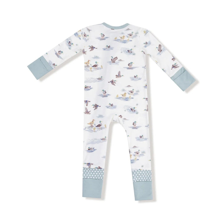 Angel Dear Baby Convertible Romper - Migrating Mallards