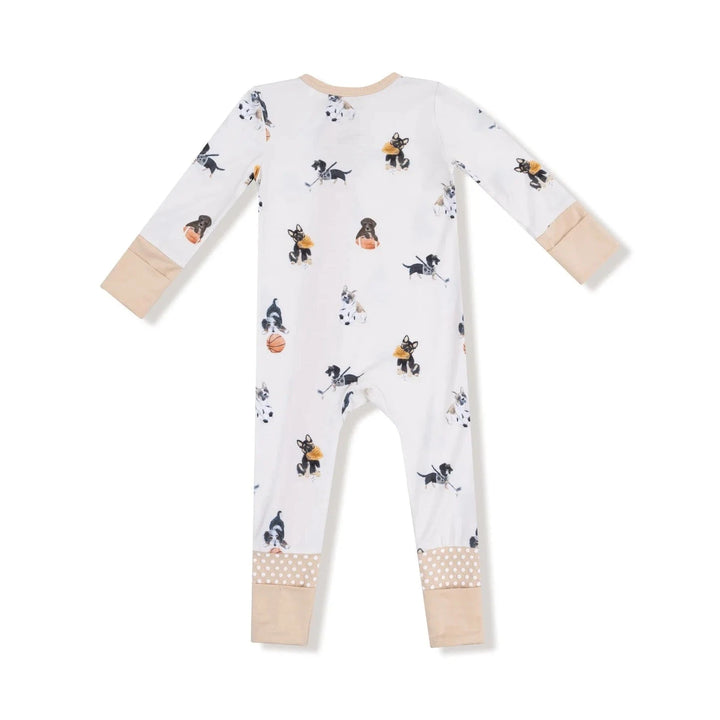 Angel Dear Baby Convertible Romper - Sporty Puppies