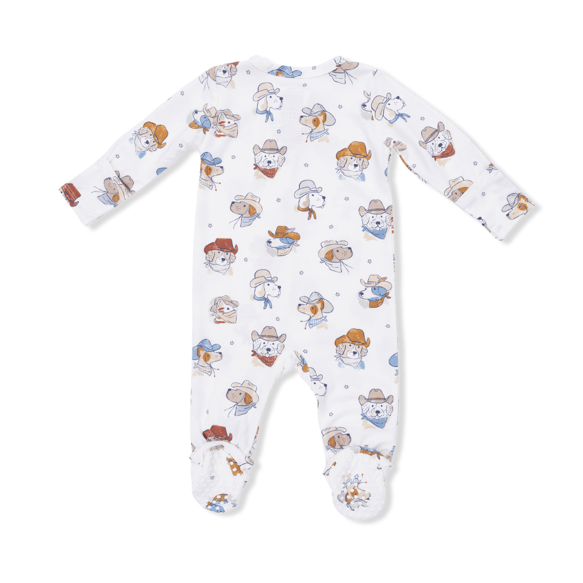 Angel Dear Baby Cowdogs - 2 Way Zipper Footie