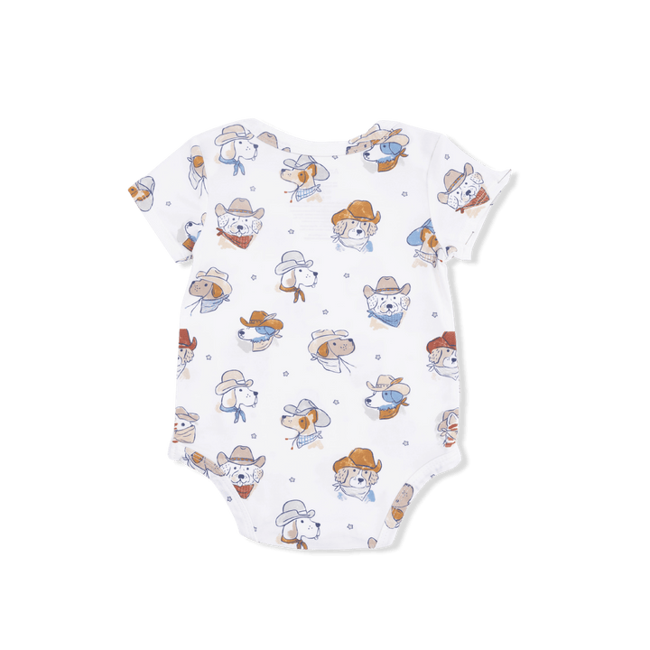 Angel Dear Baby Cowdogs - Short Sleeve Bodysuit