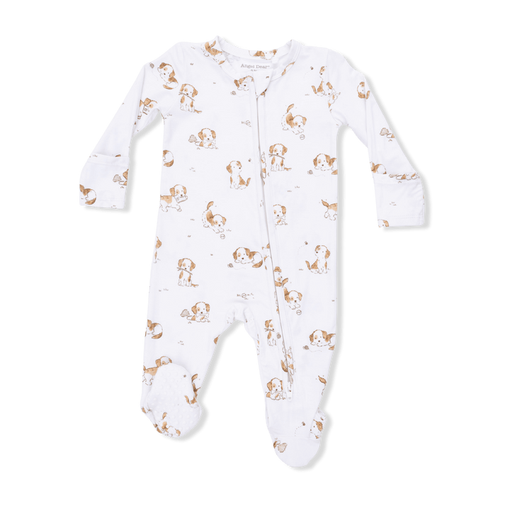 Angel Dear Baby Explorer Puppy - 2 Way Zipper Footie