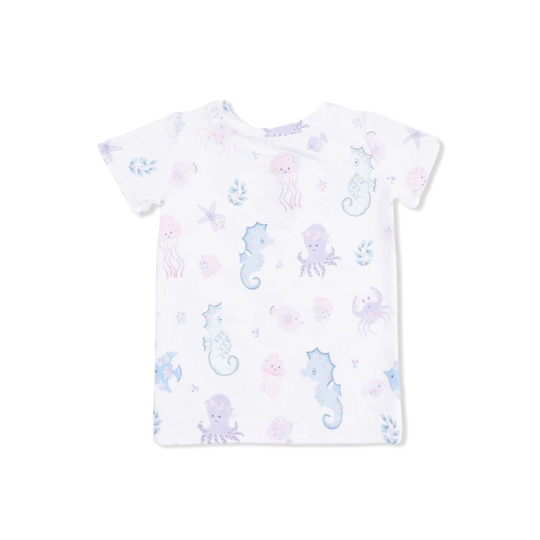 Angel Dear Baby Floral Sea Creatures - Loungewear Short Set