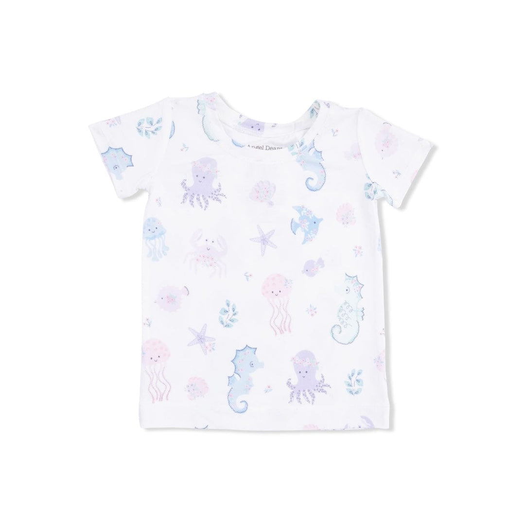 Angel Dear Baby Floral Sea Creatures - Loungewear Short Set