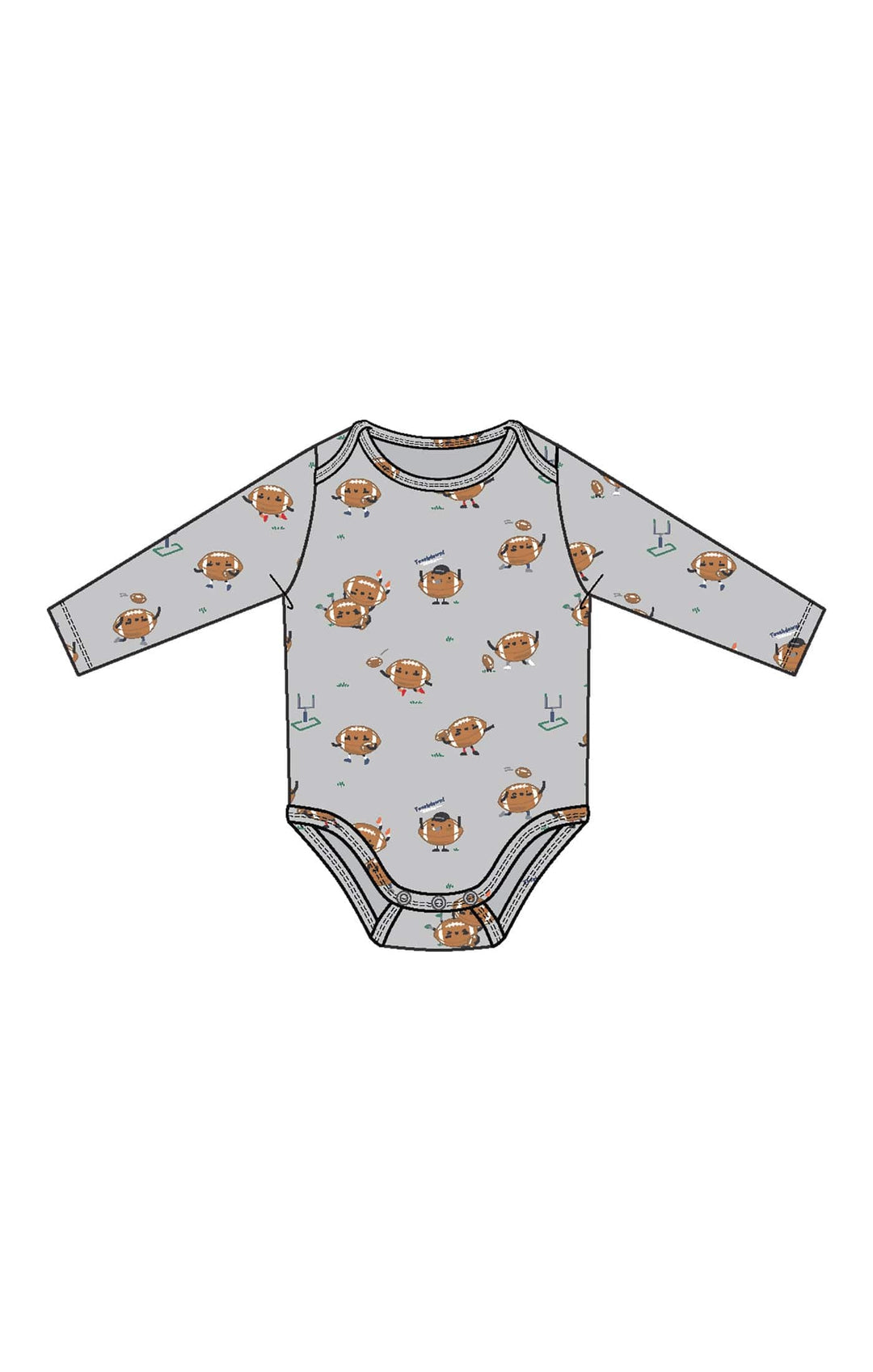Angel Dear Baby Footballs Playing Football - Lap Shoulder Bodysuit
