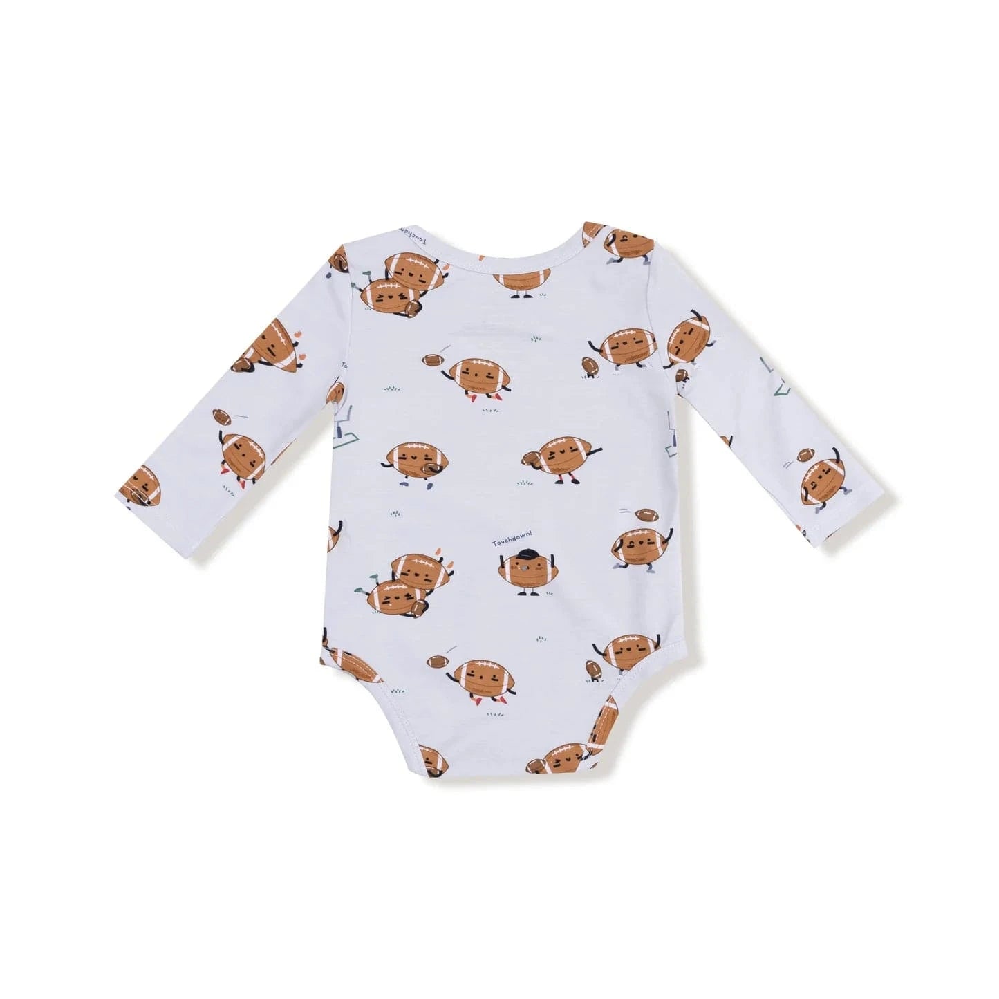 Angel Dear Baby Footballs Playing Football - Lap Shoulder Bodysuit