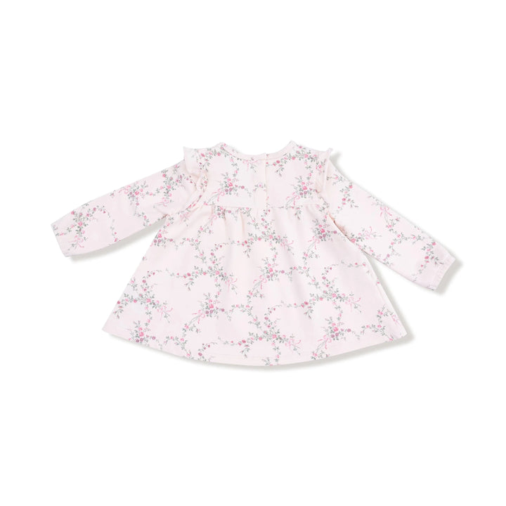 Angel Dear Baby French Terry - Antoinette Floral Long Sleeve High Waisted Top with Ruffles + Legging