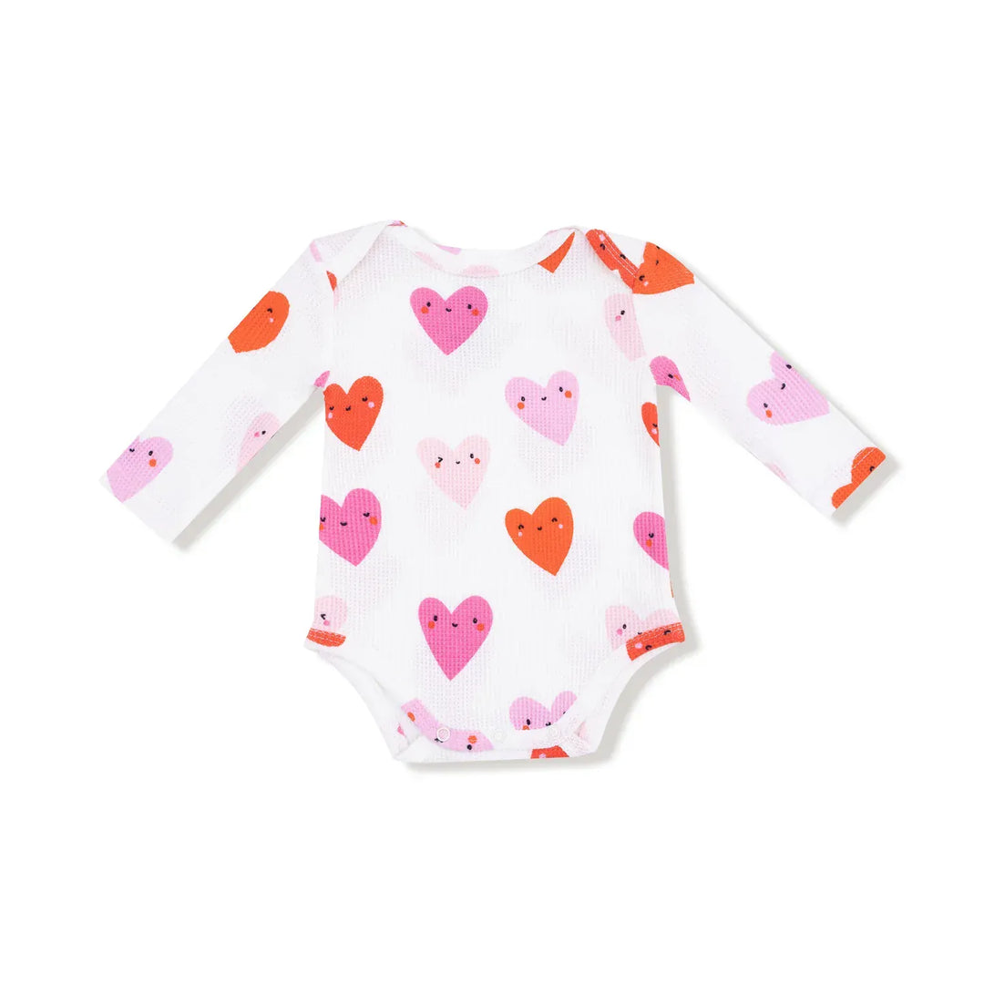 Angel Dear Baby Happy Hearts - Lap Shoulder Bodysuit