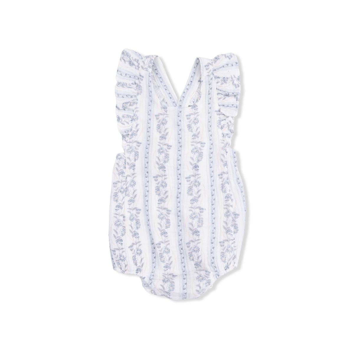 Angel Dear Baby Kimberly Floral Stripe - Sunsuit