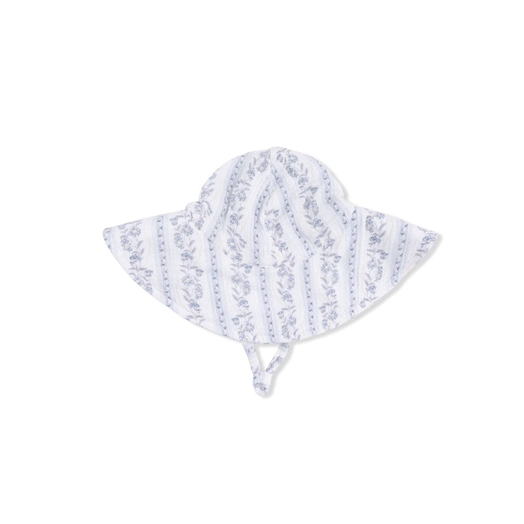 Angel Dear Baby Kimberly Floral Stripe - Wide Brim Sun Hat