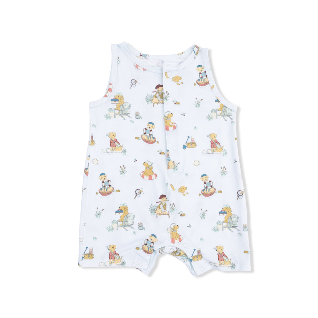 Angel Dear Baby Lake Buddy Dogs - Sleeveless Shortie Romper