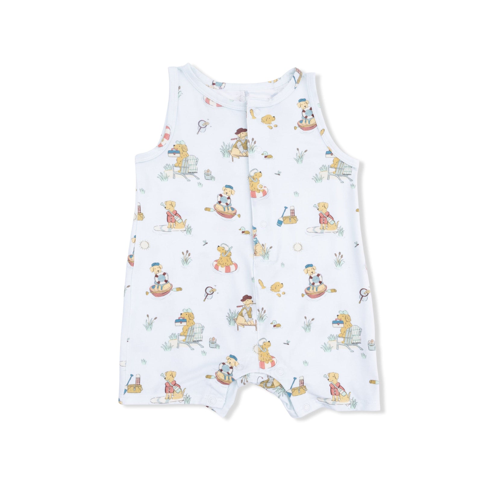 Angel Dear Baby Lake Buddy Dogs - Sleeveless Shortie Romper