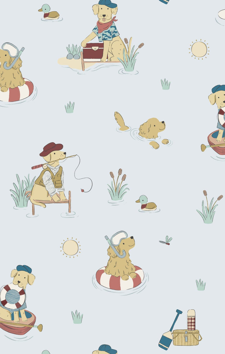 Angel Dear Baby Lake Buddy Dogs - Wide Brim Sun Hat