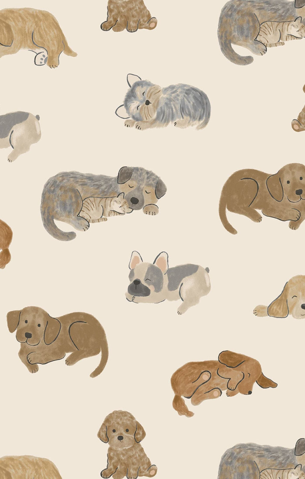 Angel Dear Baby Napping Puppies - 2 Way Zipper Footie