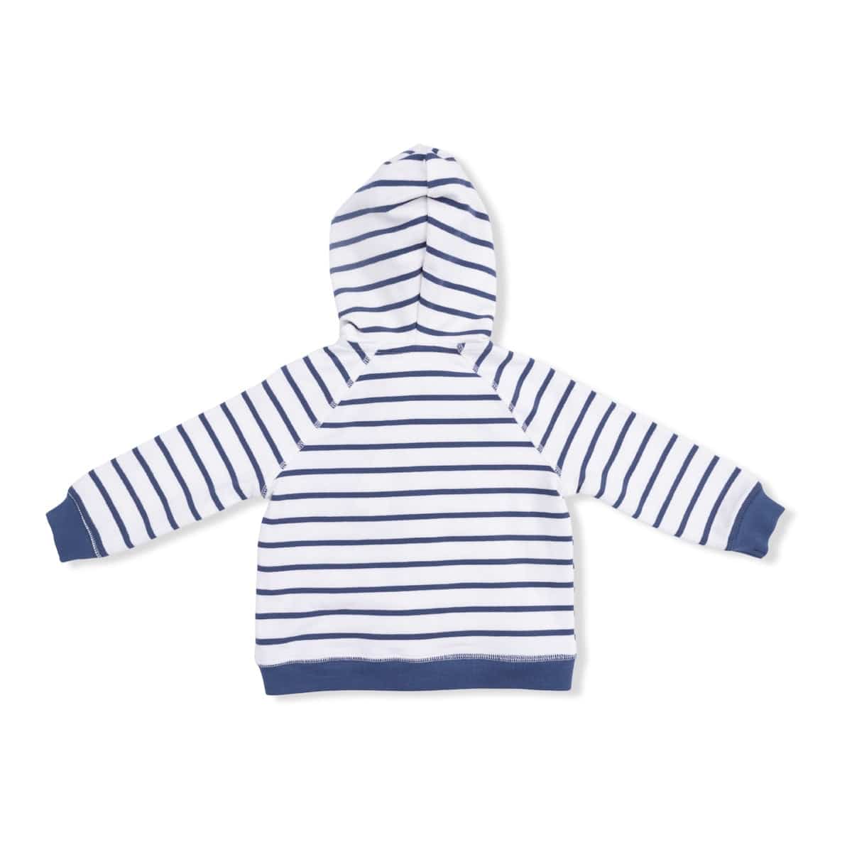 Angel Dear Baby Oceana Stripe French Terry - Zip Hoodie