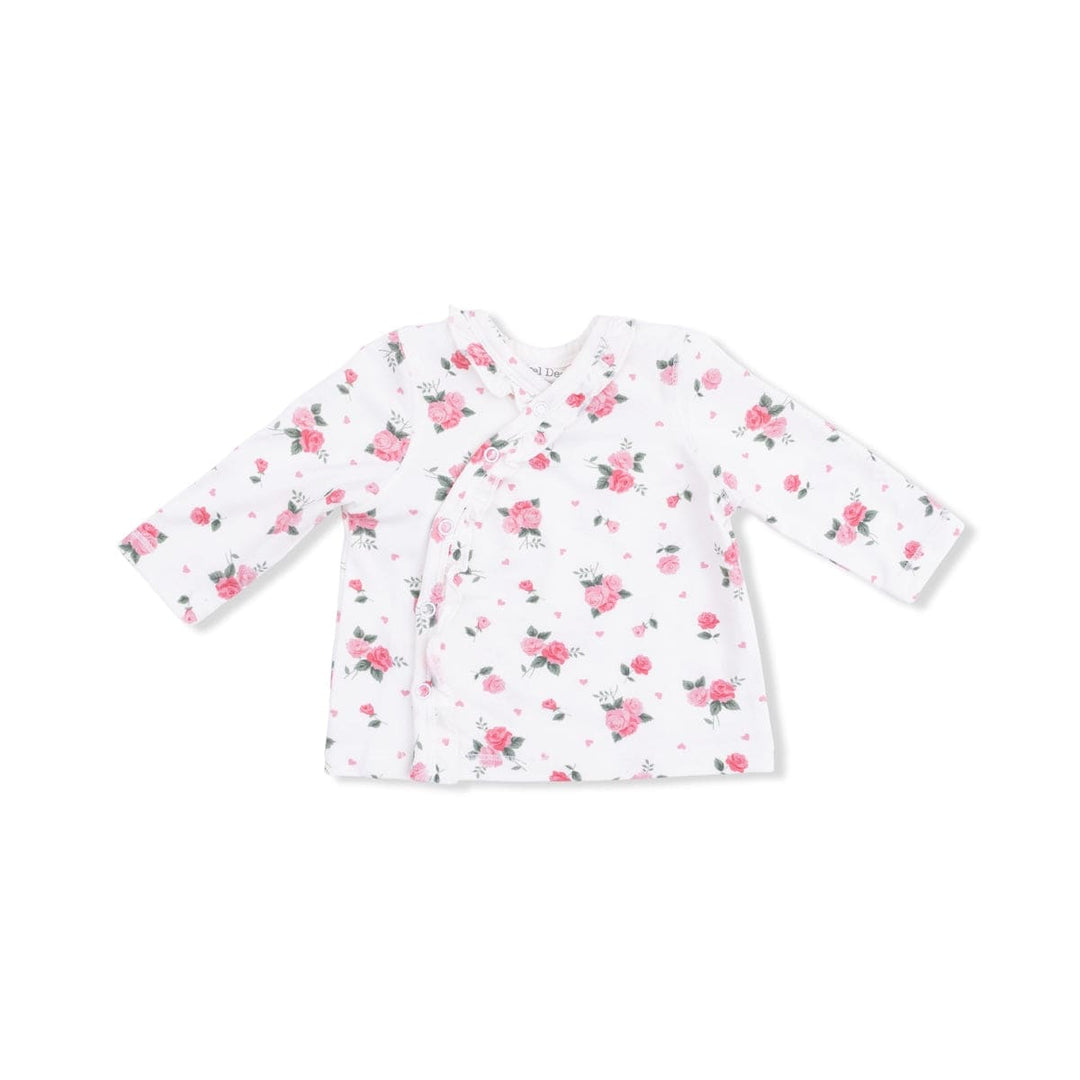 Angel Dear Baby Pink Rosettes - Take Me Home Set With Convertible Pant