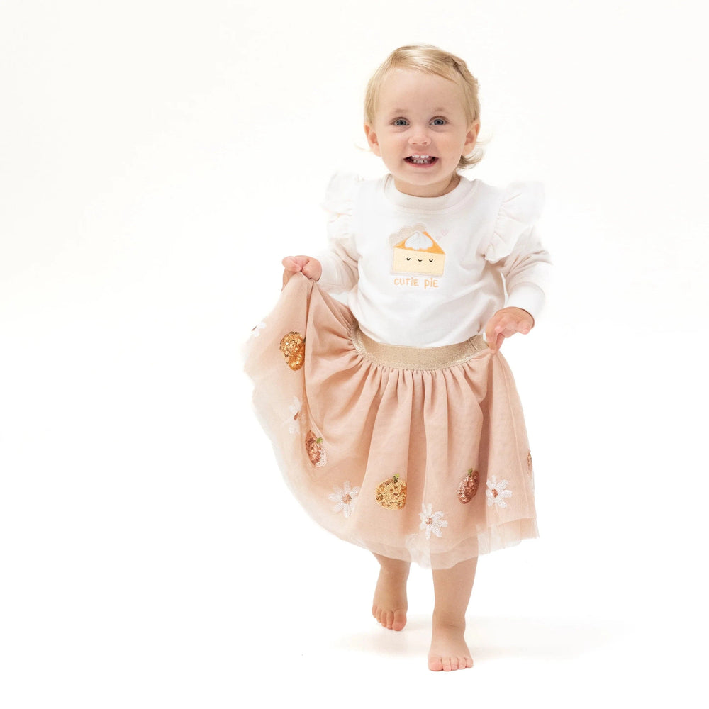 Angel Dear Baby Pumpkins And Flowers - Tutu Skirt