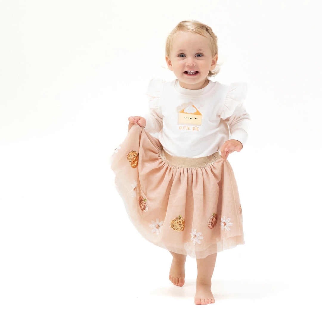 Angel Dear Baby Pumpkins And Flowers - Tutu Skirt