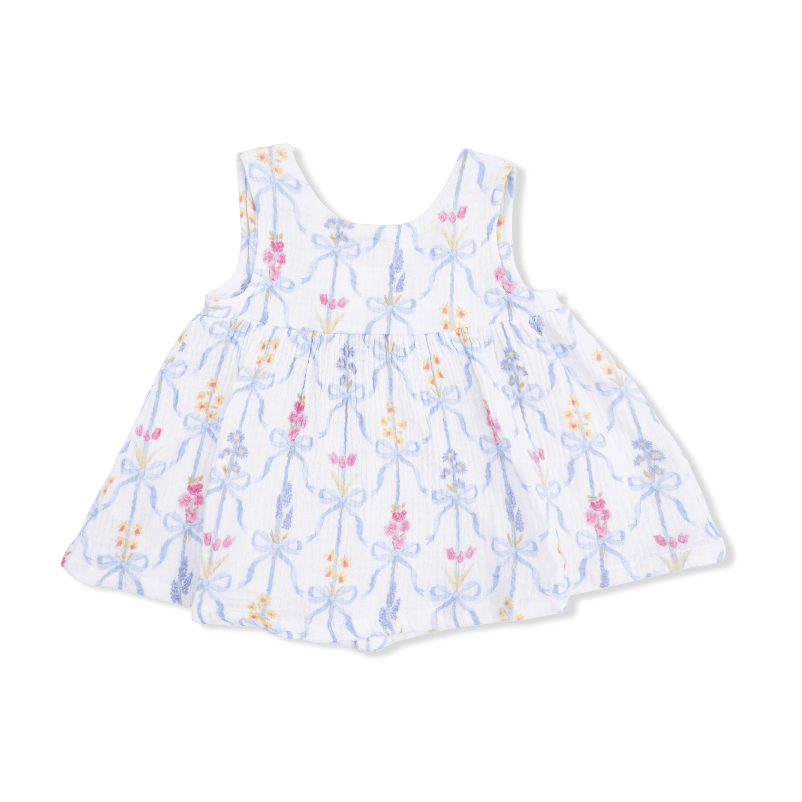 Angel Dear Baby Ribbon Bouquets - Dress with Bow and Bloomer