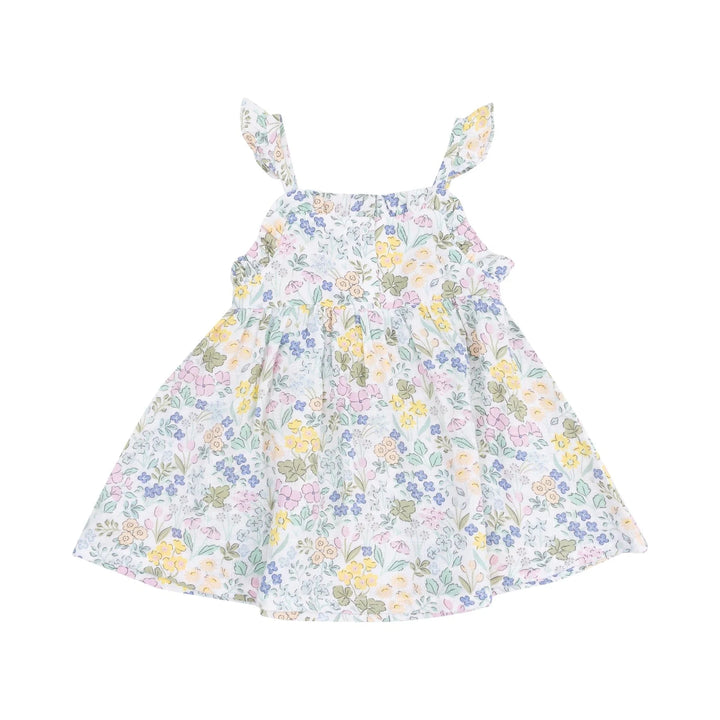 Angel Dear Baby Samantha Floral Paperbag Ruffle Sundress