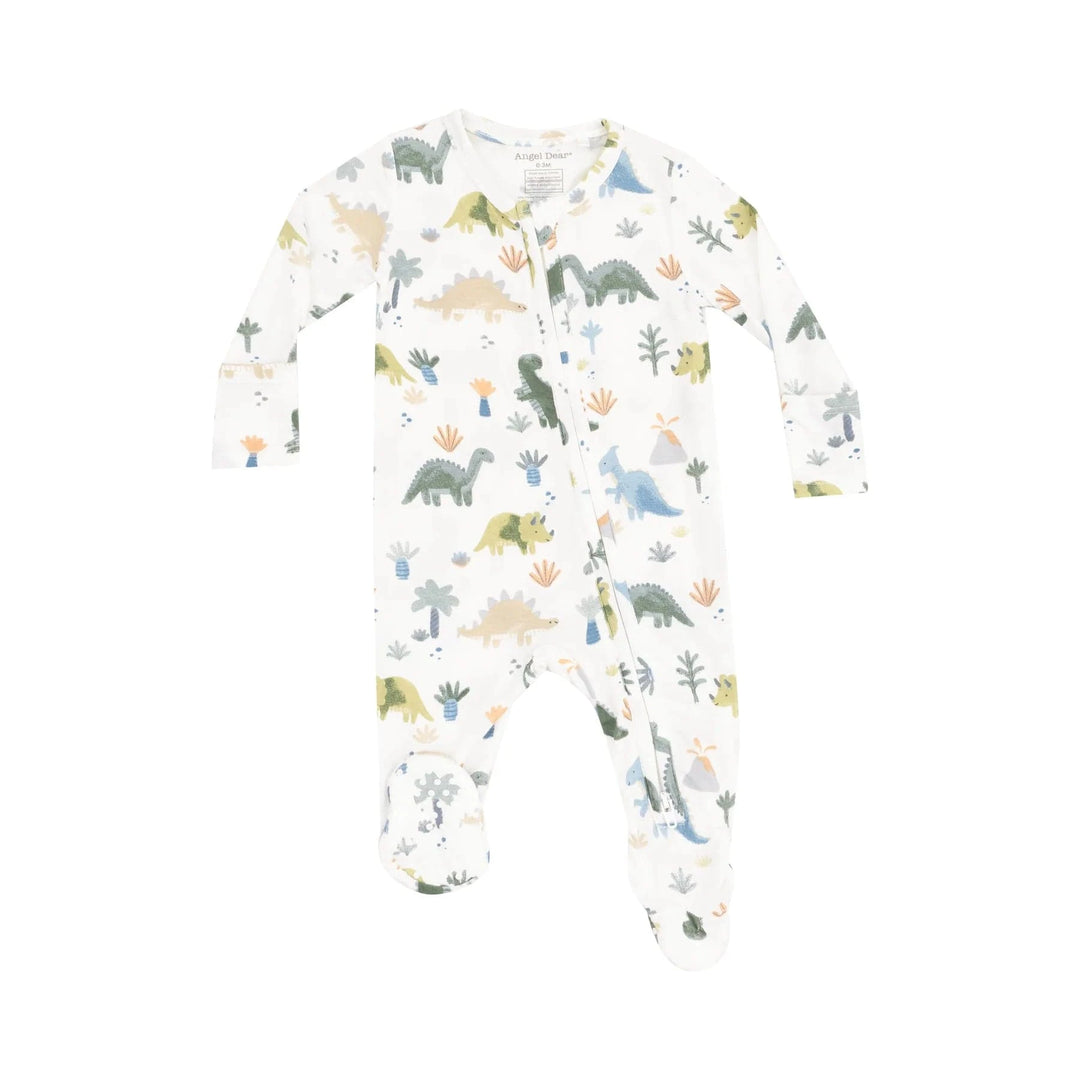 Angel Dear Baby Soft Dinos 2 Way Zipper Footie