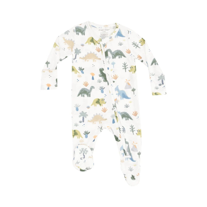 Angel Dear Baby Soft Dinos 2 Way Zipper Footie