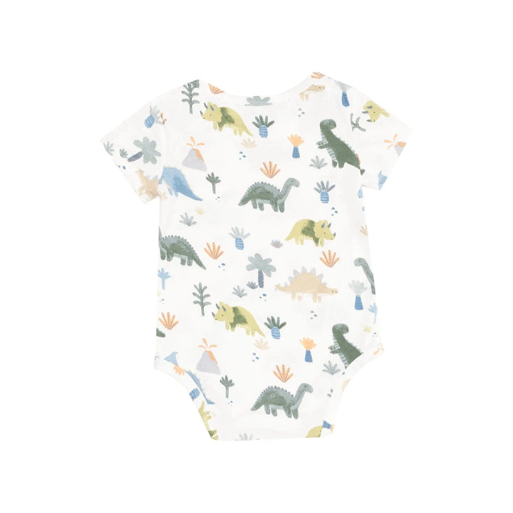 Angel Dear Baby Soft Dinos S/S Bodysuit