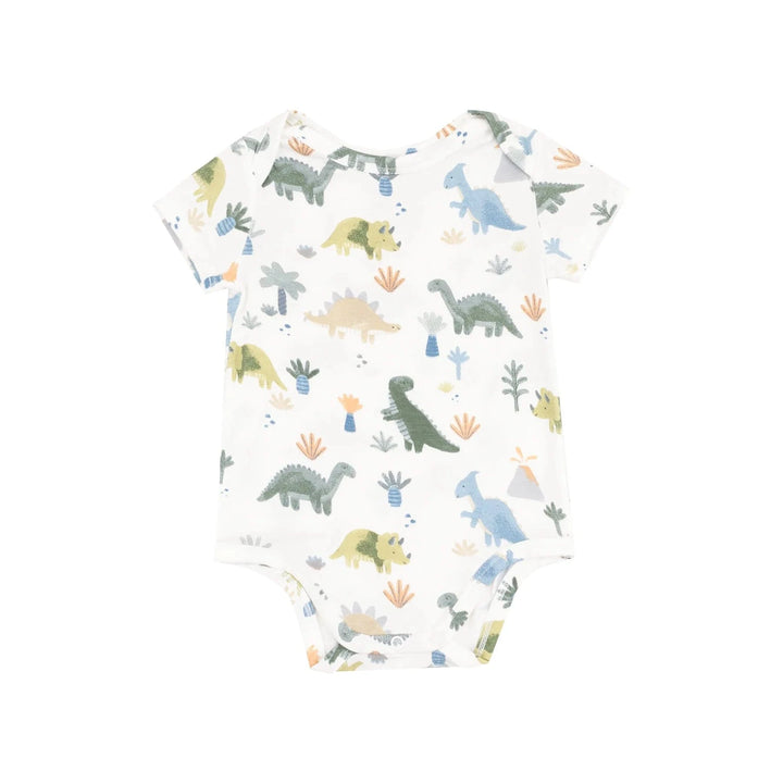 Angel Dear Baby Soft Dinos S/S Bodysuit