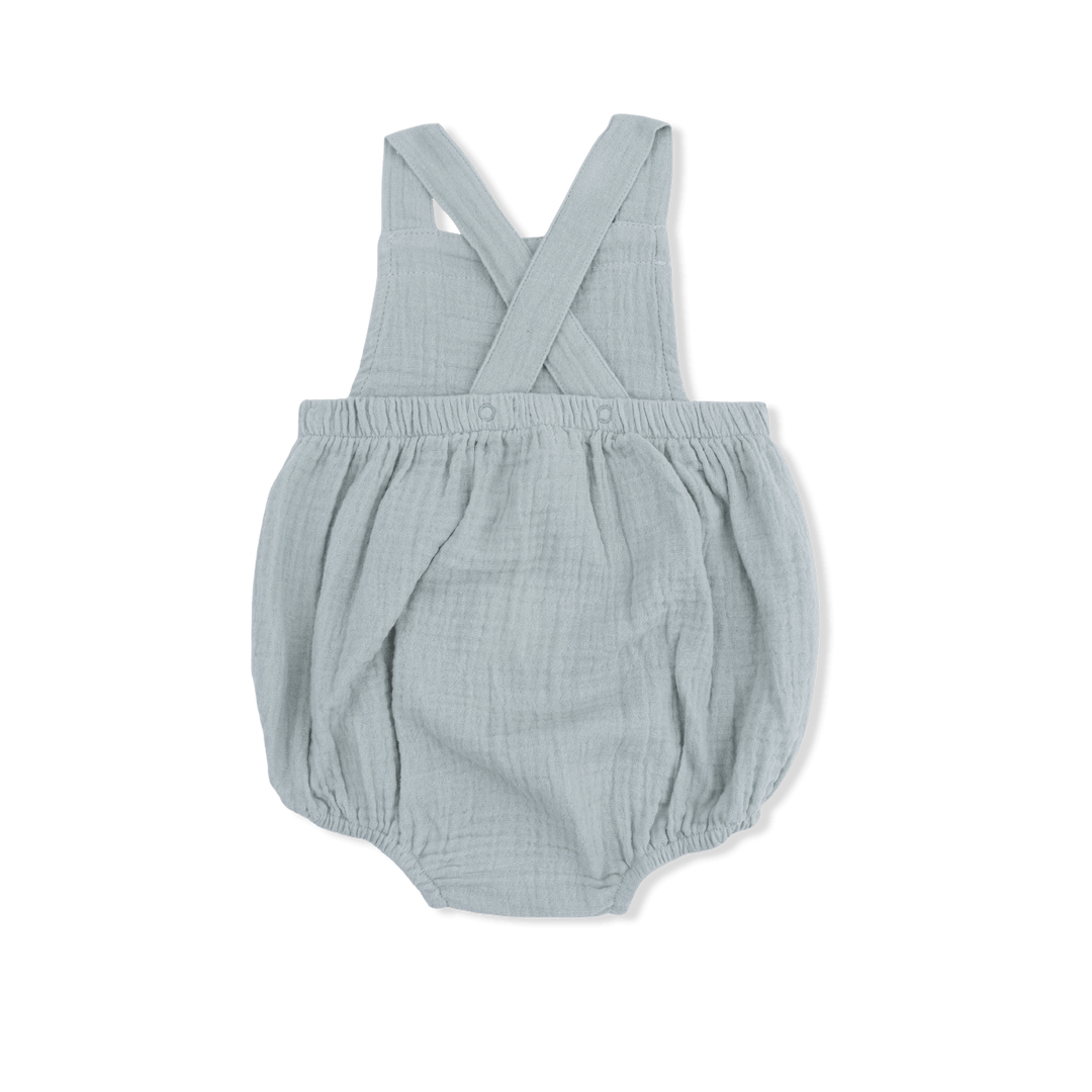 Angel Dear Baby Solid Muslin Jadeite - Retro Sunsuit