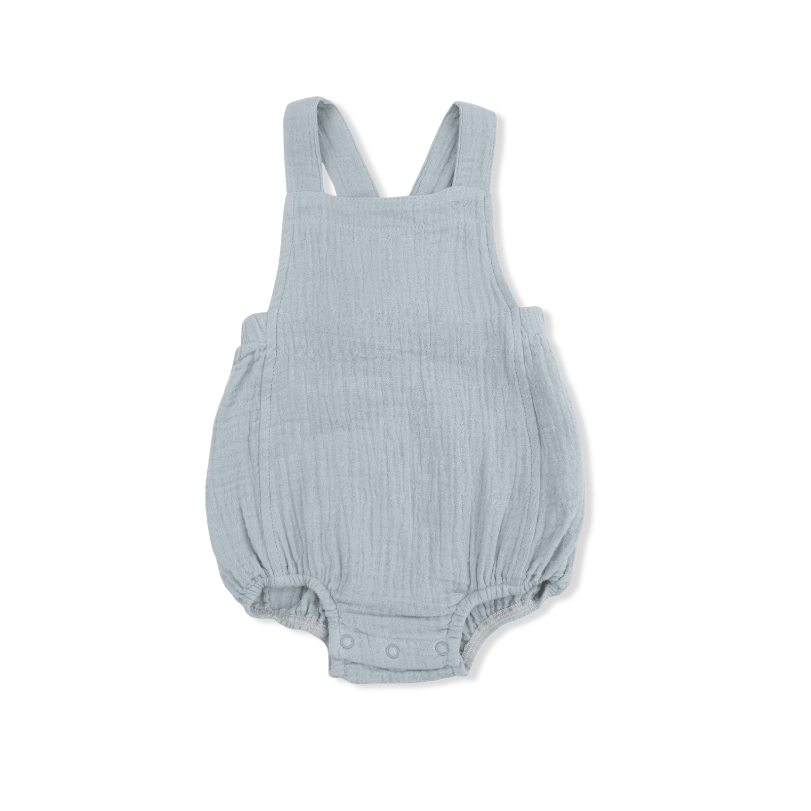 Angel Dear Baby Solid Muslin Jadeite - Retro Sunsuit
