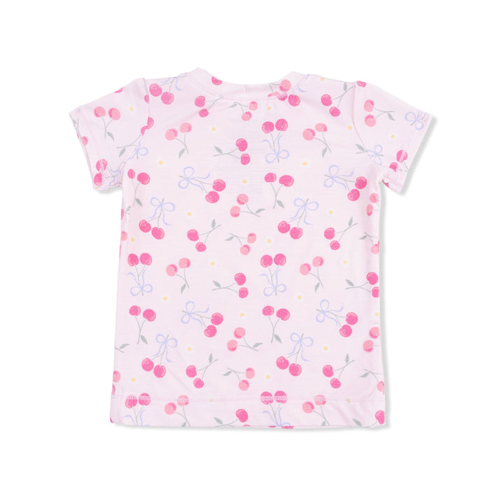 Angel Dear Baby Sweet Bow Cherries - Loungewear Short Set
