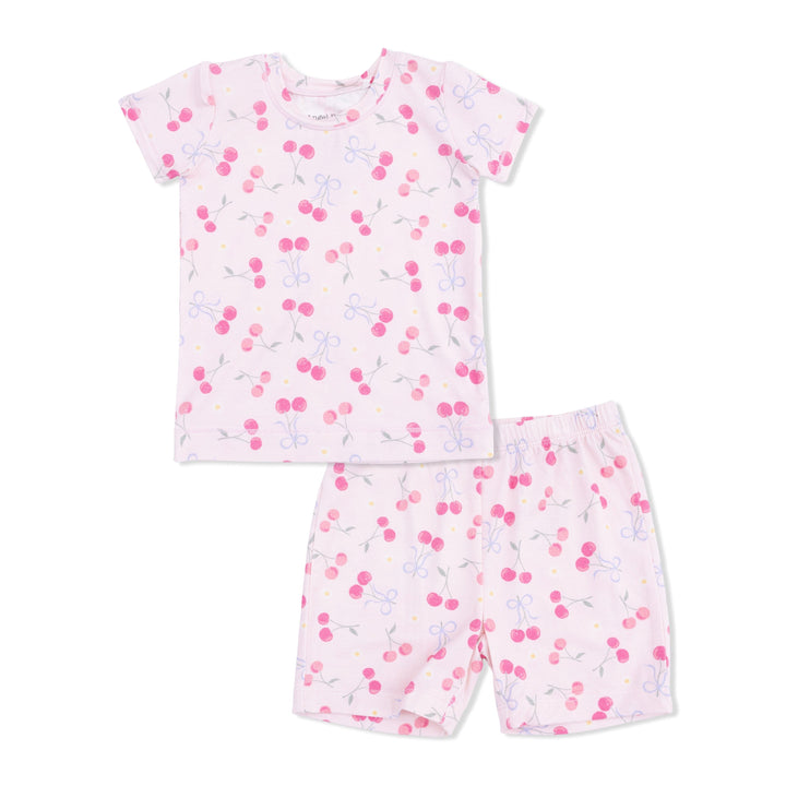 Angel Dear Baby Sweet Bow Cherries - Loungewear Short Set
