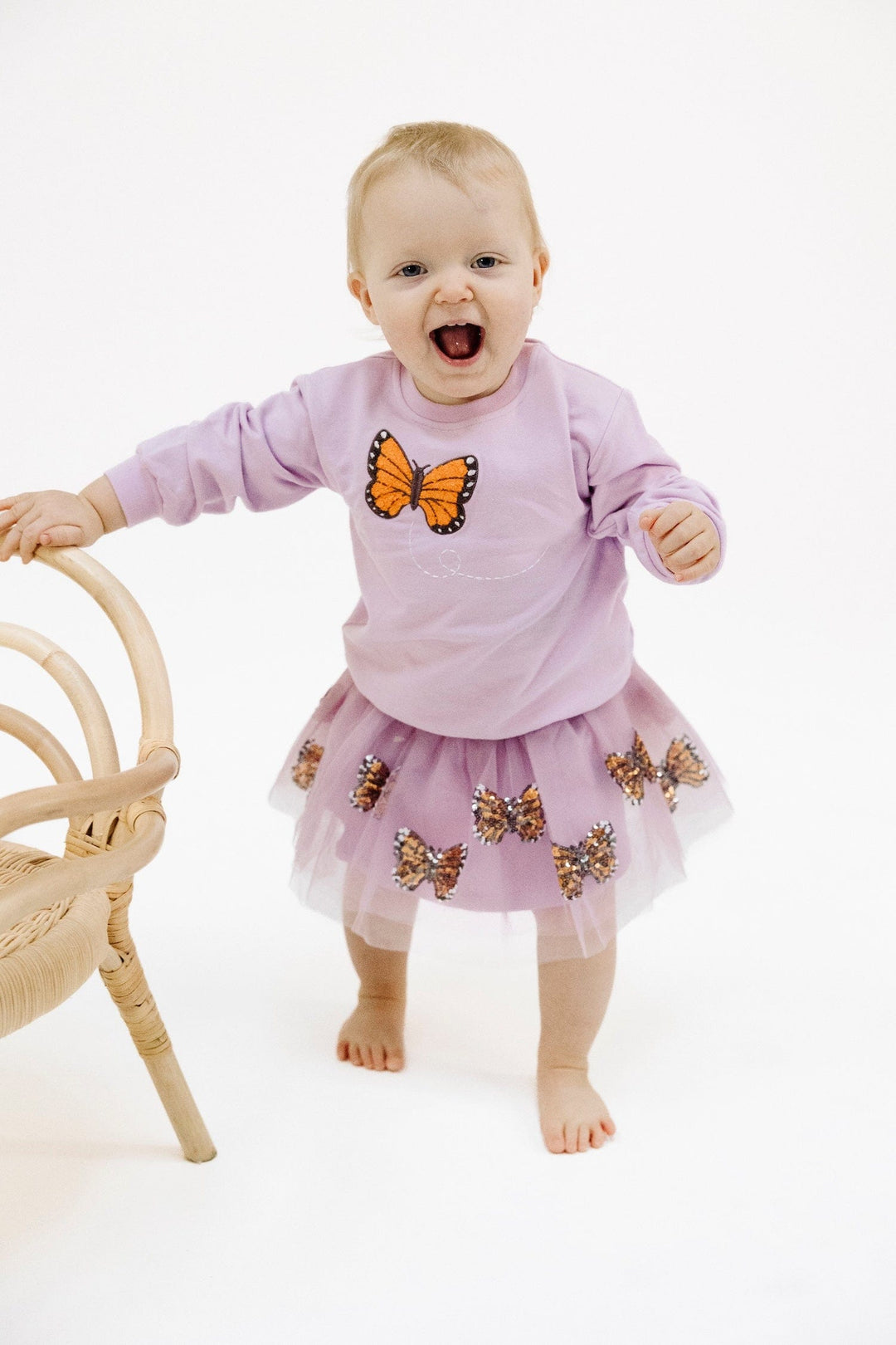 Angel Dear Baby & Toddler Bottoms Monarch Butterflies And Milkweed Tutu Skirt