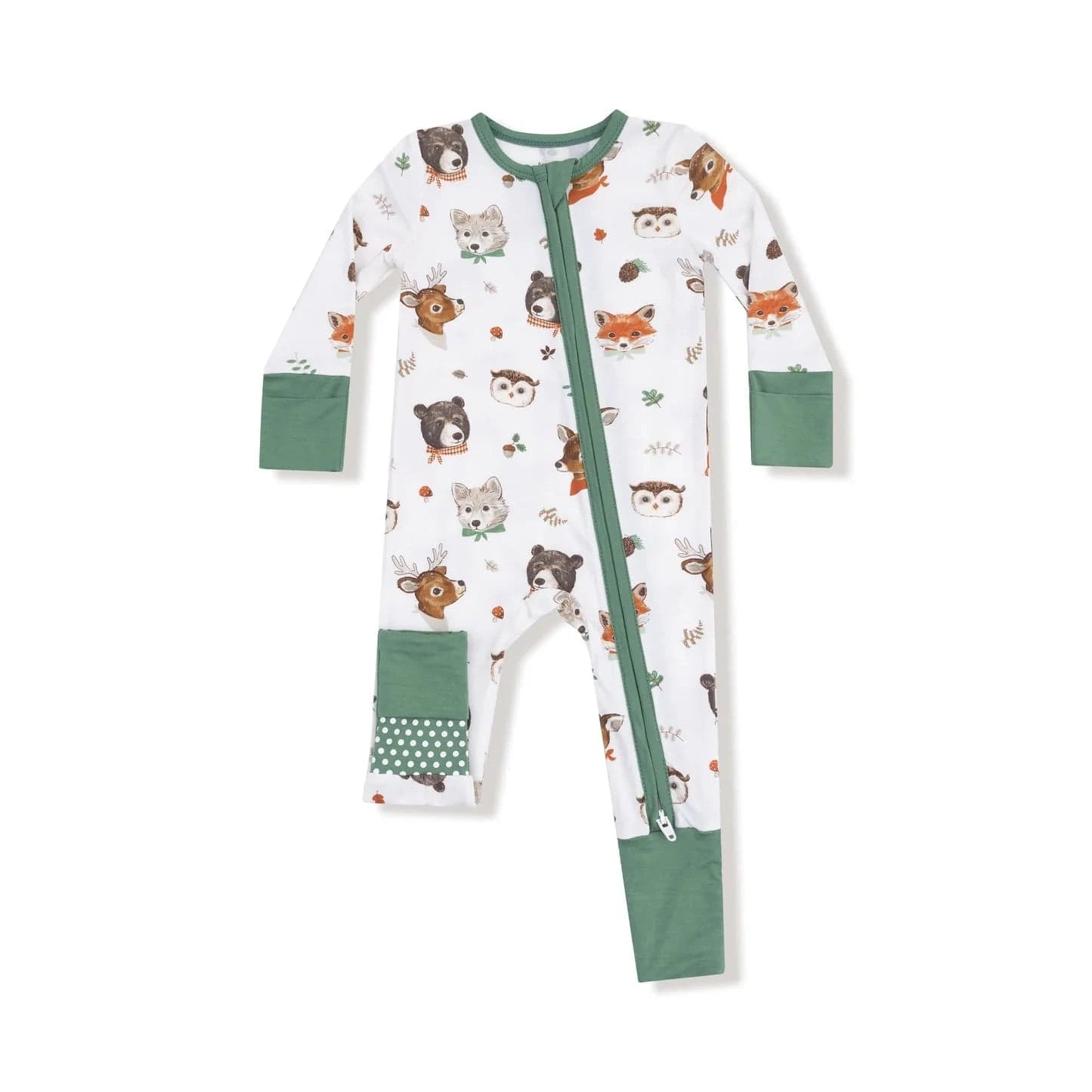 Angel Dear Baby Woodland Animal Faces - Convertible Romper