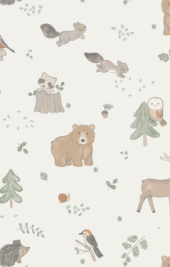 Angel Dear Baby Woodland Babies - 2 Way Zipper Footie