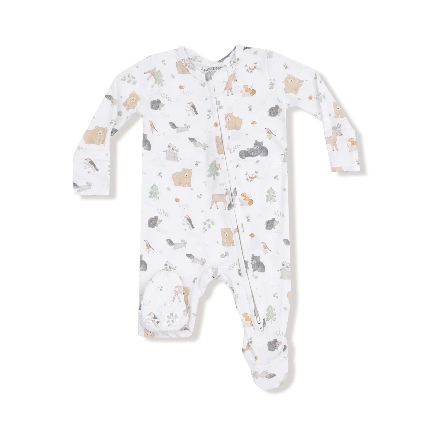 Angel Dear Baby Woodland Babies - 2 Way Zipper Footie