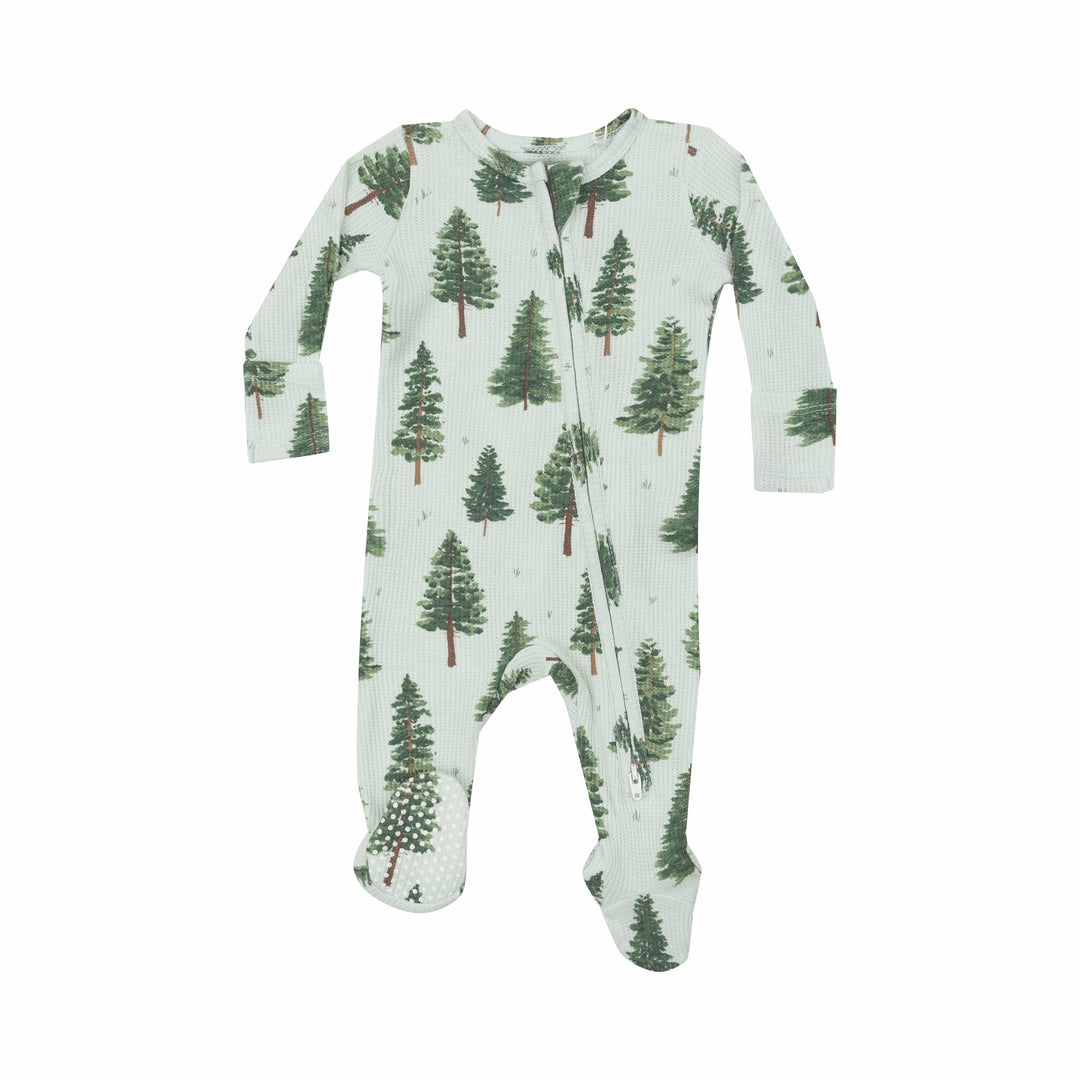 Angel Dear Footie Forest Trees - 2 Way Zipper Footie