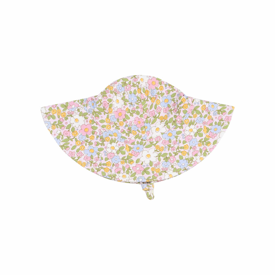 Angel Dear Hat Bubbly Baby Calico Wide Brim Sunhat